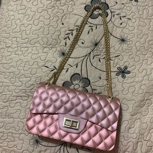 Pink matte bag